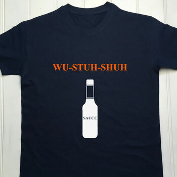 Personalised Adults Worcestershire Sauce T Shirt, 2 of 10