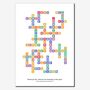 Personalised Teacher Thank You Print Crossword Gift, thumbnail 3 of 6