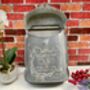 Distressed Grey Zinc Postbox – Wall Mounted Letter Box, thumbnail 8 of 9