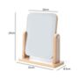 360 Degree Rotatable Tabletop Makeup Mirror With Stand, thumbnail 9 of 9