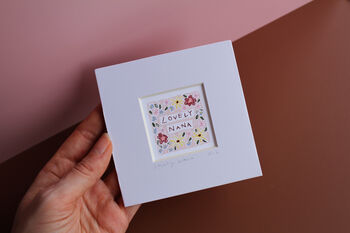 Floral Nana Mini Art Print, 2 of 10