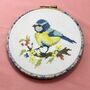 Blue Tit And Blossom Cross Stitch Wall Hanging Kit, thumbnail 12 of 12