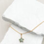 Aventurine Star Necklace – Real 18k Gold Plated, thumbnail 1 of 5