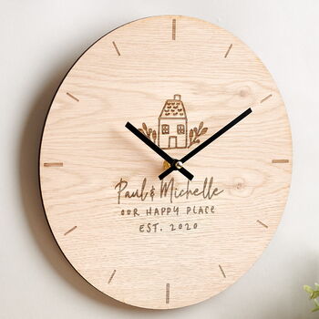 Personalised New Home Clock, 2 of 3