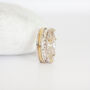 Personalised Sterling Silver Golden Crown Spinner Ring, thumbnail 4 of 11