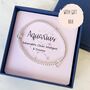 Aquarius Starsign Bracelet Gift Silver Plated Joma, thumbnail 1 of 2