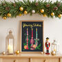 ‘Christmas Candles’ Art Print – Festive Still Life Wall Art, thumbnail 3 of 9