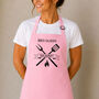 Personalised Name And Message BBQ Apron, thumbnail 3 of 6