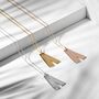 Personalised Twin Tag Rose Gold Plated Necklace, thumbnail 7 of 10