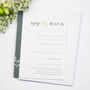Photo Floral Wedding Invitation Set, thumbnail 5 of 6
