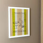 'Thank You For Coming' Hand Embroidered Artwork, thumbnail 4 of 6