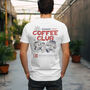 Coffee Club, Unisex Graphic T Shirt, thumbnail 1 of 11