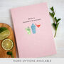 Personalised Cocktail A5 Cloth Bound Notebook, thumbnail 1 of 8
