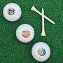 Three Personalised Golf Balls. Four Brands To Choose From. Any Logo, Photo Or Text. Free Gift Box, thumbnail 10 of 12