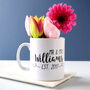 Personalised Mr And Mrs Wedding Mug With Heart Swirls, thumbnail 1 of 2