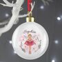 Personalised Sugar Plum Fairy Bauble, thumbnail 1 of 4