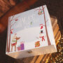 Personalised Snowy Forest Wooden Christmas Eve Box, thumbnail 1 of 5