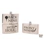 Golfers Triple Hip Flask, thumbnail 5 of 6