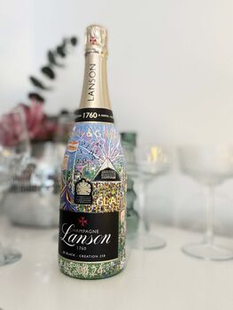 Personalised Hand Painted Engagement Story Bottle, 3 of 7