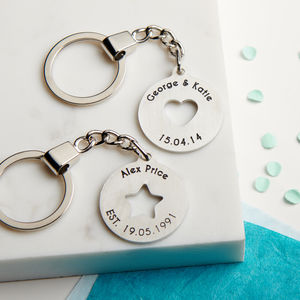 Personalised Keyring By Oakdene Designs