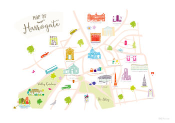 Map Of Harrogate, 3 of 5