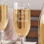 Personalised 'It's Time For Prosecco' Flute, thumbnail 1 of 3