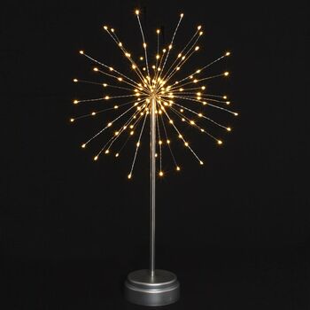Mini Table Starburst 28cm In Silver, 2 of 2
