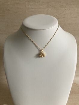 18 K Gold Plated Elephant Necklace, 2 of 6