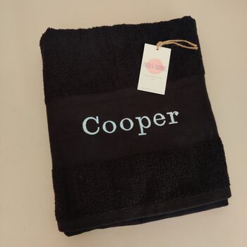 Personalised Dog Pets Large Cotton Towel, 6 of 12