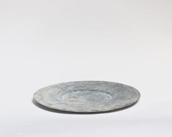 Large Handmade Japanese Ceramic Platter Grey, 3 of 5