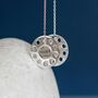 Sterling Silver Sewing Bobbin Necklace, thumbnail 1 of 12