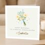 Personalised Birthday Card For Goddaughter With Flowers, thumbnail 4 of 8