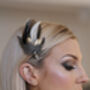 Feather Hair Clip Green And Black Reeves Pheasant 'Millie', thumbnail 4 of 7