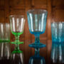 Hand Blown Colourful Bubble Wine Glass, thumbnail 2 of 11