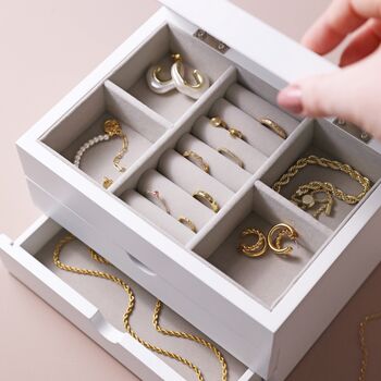 Jewellery Box With Drawers, 2 of 4