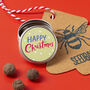 Happy Christmas Wildflower Stocking Filler Gifts Set Of Six Mini Tins, thumbnail 4 of 7