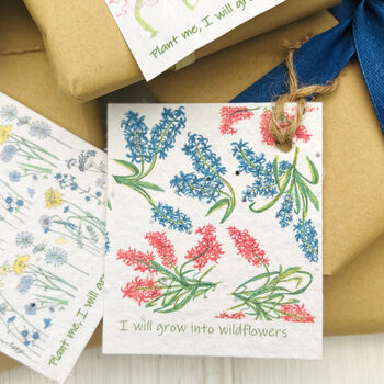 Floral Seed Card Gift Tags, 5 of 5