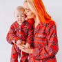 Mum And Child Personalised Tartan Pj's *Special Offer*, thumbnail 6 of 8