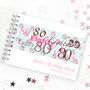 Personalised 80th Birthday Guest Book, thumbnail 2 of 10
