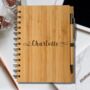 Personalised Eco Bamboo Notebook With Name, thumbnail 6 of 7