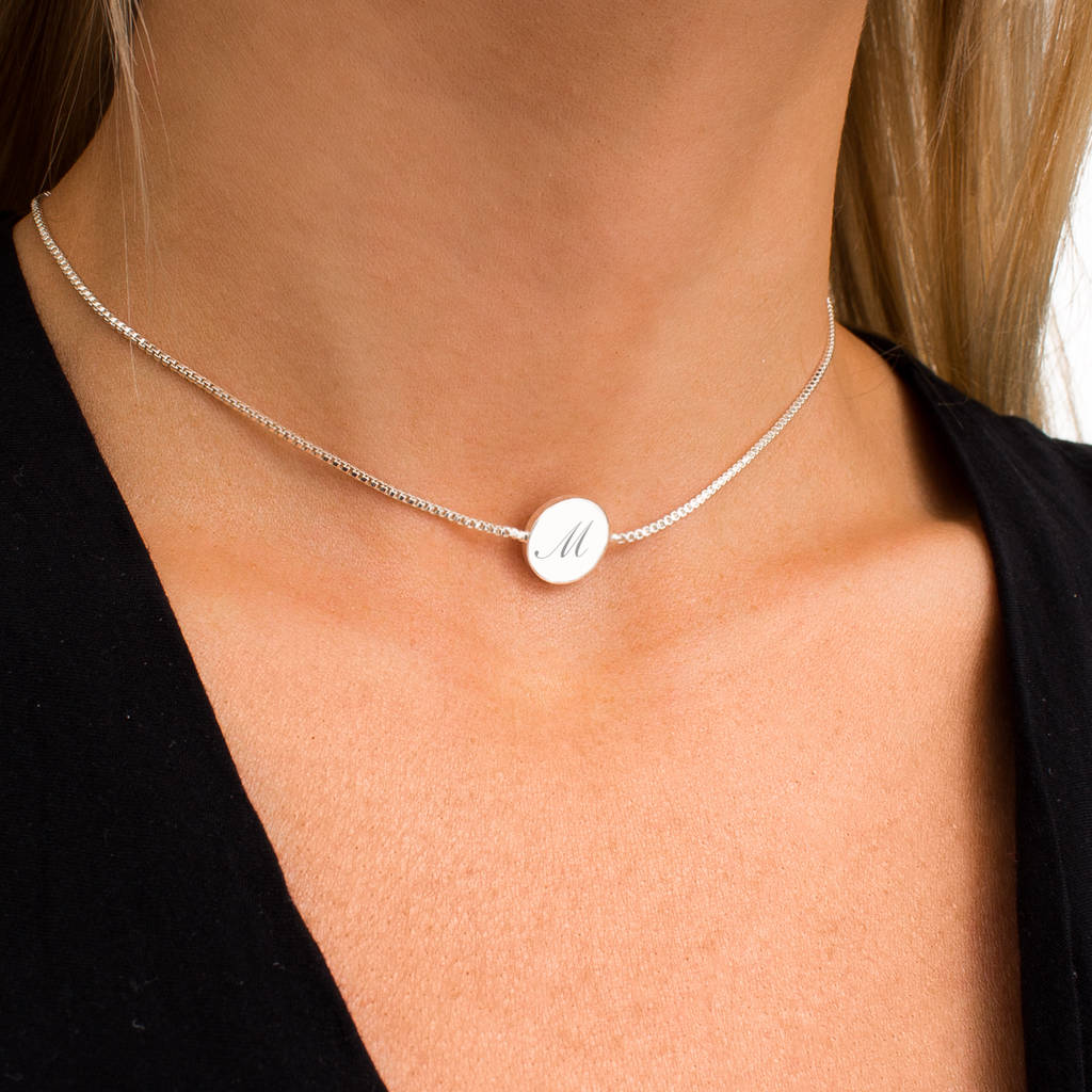 Personalised Heart Slider Necklace By Bloom Boutique