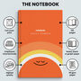 Hardback Notebook Personalised Name Sunshine Design, thumbnail 5 of 5