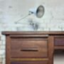1940s Solid Oak Teachers Desk, thumbnail 4 of 6
