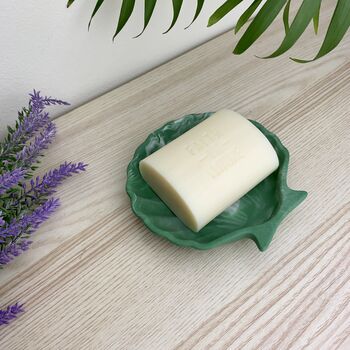 Emerald Green Seashell Trinket Tray/ Soap Dish, 4 of 8