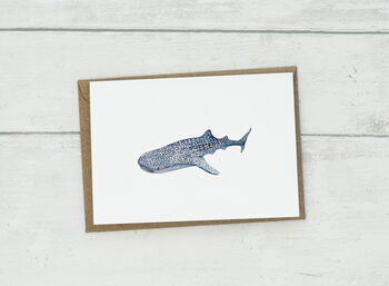 Personalised Whale Shark Card, 5 of 5