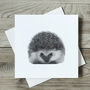 Persei The Luxury Hedgehog Blank Greeting Card, thumbnail 2 of 7