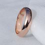 9ct Rose Gold Wide D Shape Wedding Ring, thumbnail 2 of 2