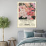 Columbia Road Flower Market Pink Rose Art Print, thumbnail 2 of 3