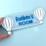 Hot Air Balloon Personalised Door Sign, thumbnail 3 of 6