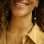 Yellow Gold Vermeil Sterling Silver Baby Bee Choker, thumbnail 3 of 7